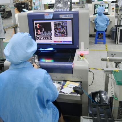Shenzhen Shinelink Technology Ltd línea de producción de fábrica